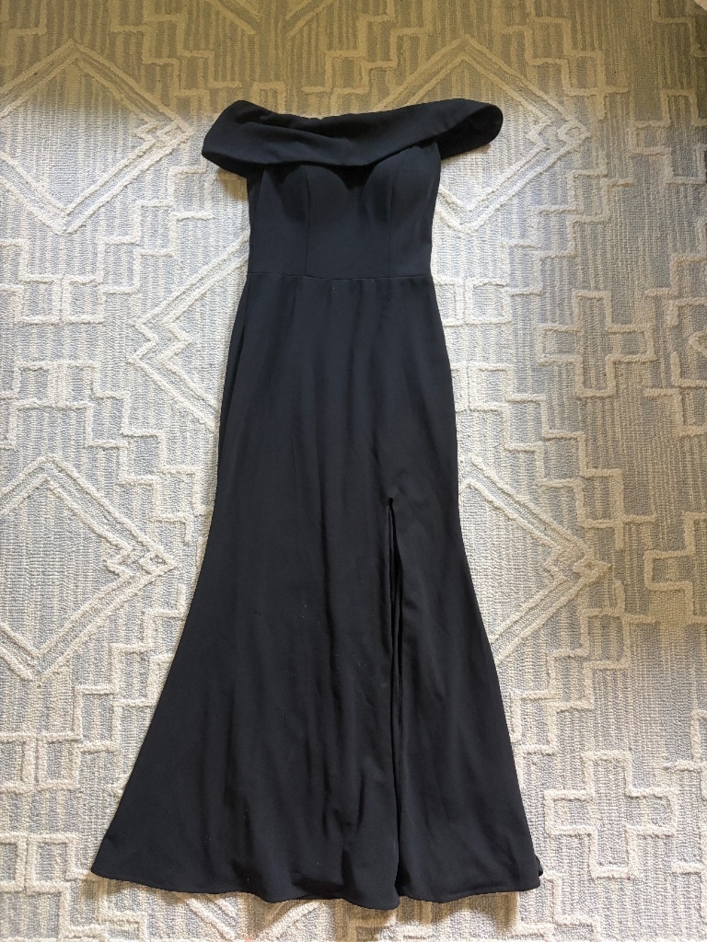 BHLDN Delice Off-the-Shoulder Crepe Gown